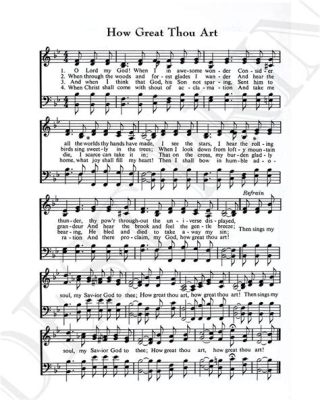 how great thou art sheet music free what if the lyrics were in different languages