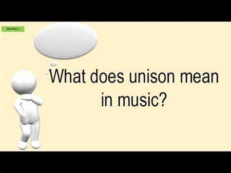 what is unison in music what does it mean to be in harmony